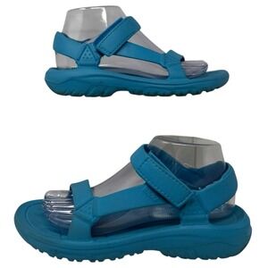 Teva Hurricane Drift‎ Water Sandal Womens 8 Teal Blue Molded EVA Lightweight